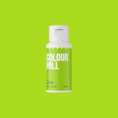Lime colour mill colouring bottle