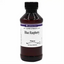 A 4 fl. oz. bottle of LorAnn Oils Super-Strength Blue Raspberry Flavor oil on a white background.