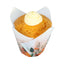 Flower bouquet Muffin cups or cupcake papers - Cafe Style Tulip handkerchief shape