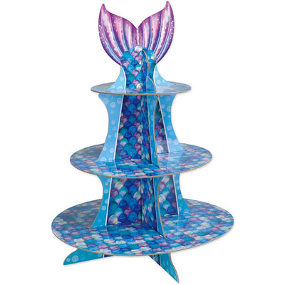 Mermaid tail cupcake stand