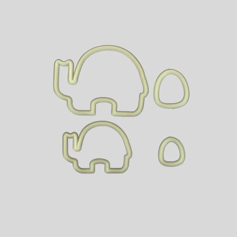 Mummy and Baby Elephant Elephants icing Cutter set by FMM