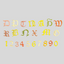 Old English font Alphabet cutter set Upper case by FMM
