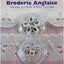Broderie Anglaise square and 5 petal 2 cutter eyelet set