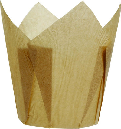 Eco Muffin Wraps 60x175mm Natural 100 pack
