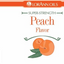 LorAnn Oils Super-Strength Peach Flavor label with two peaches and brand logo.