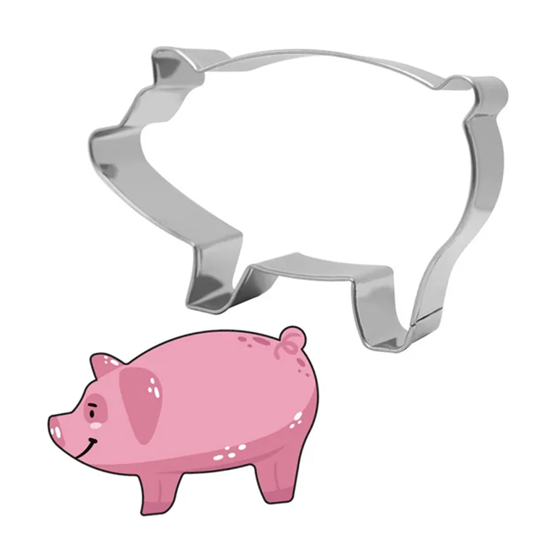 Pig Cookie Cutter No. 1 - Kiwicakes