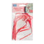 Packaged Red ribbon bow toppers with PME logo on a white background