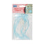 Packaged blue ribbon bow toppers with PME branding on a white background