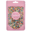 Pink package of colorful rainbow hail sprinkles with 'Sprink'd' branding on a white background