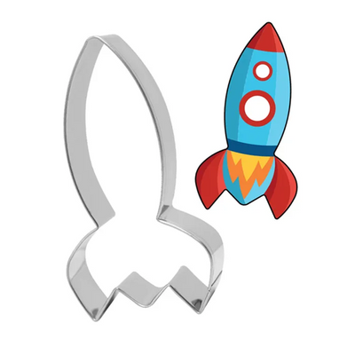 Rocket Spaceship Cookie Cutter 10cm