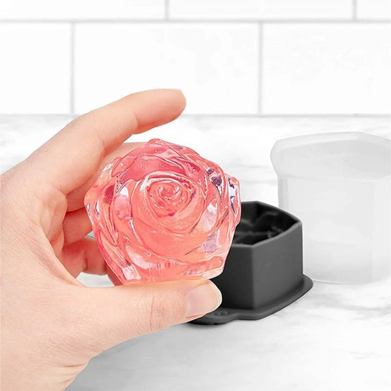 Rose flower mould use for chocolate too