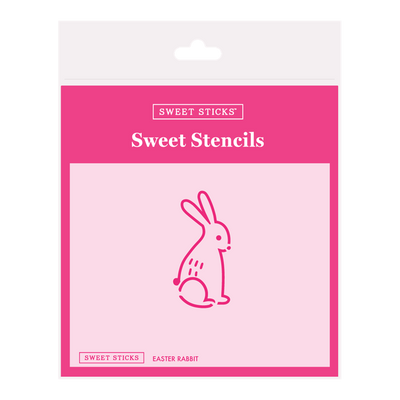 Easter Bunny Rabbit Stencil by Sweet Sticks