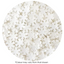 close-up Snowflake Sprinkles white