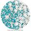 Sprinkle Medley Snowflakes with blue and white 500g