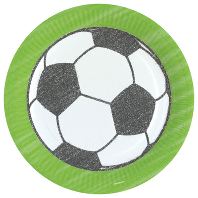 Soccer Ball party dinner plates pack of 8