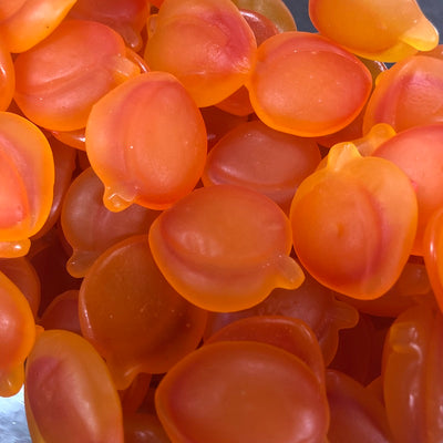 Sour Peaches 200g gummy candy Mayceys lollies
