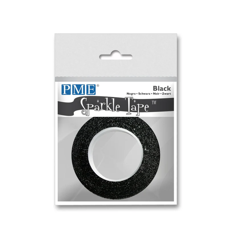 Sparkle Black Floral Tape 13mm by PME