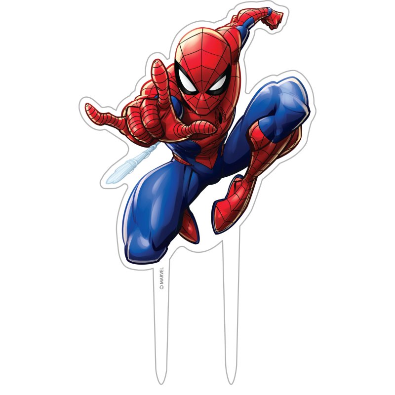 Spiderman webbed wonder acrylic cake topper