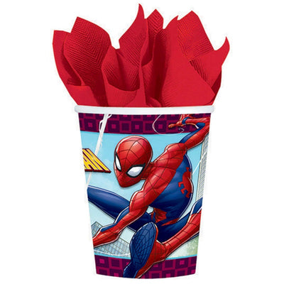 Spiderman party cups (8) style no1