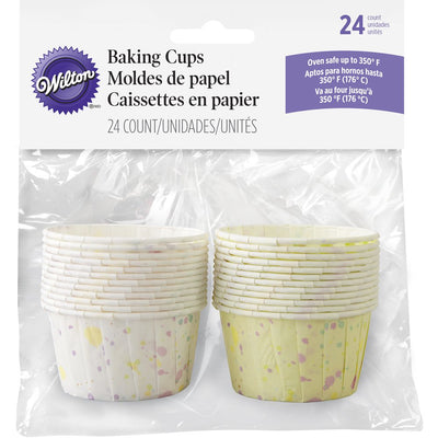Sweet Splatters bakeable Nut Cup cupcake papers baking cups in retail packaging