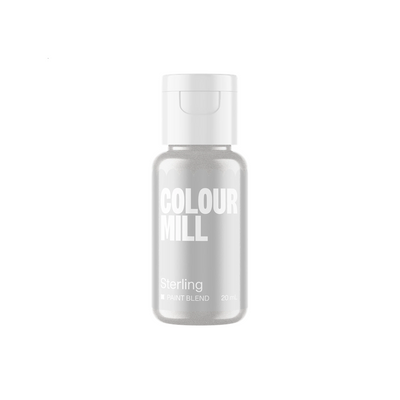 Colour Mill Edible Metallic Paint Sterling Silver grey