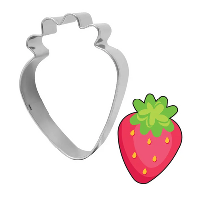 Strawberry cookie cutter