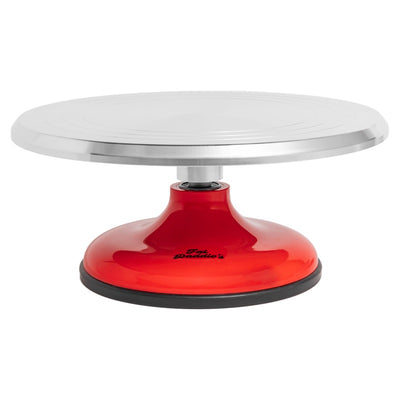 Aluminium Red base Turntable by Fat Daddios