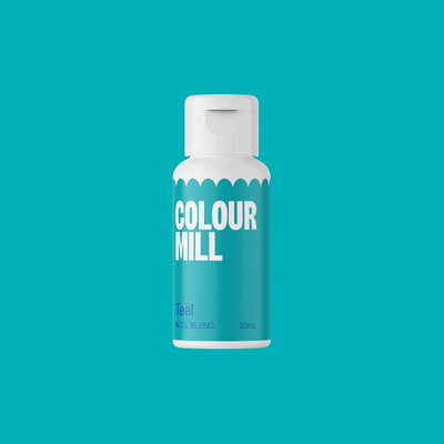 Teal colour mill bottle