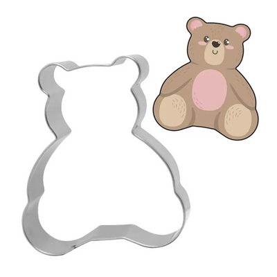 Teddy bear cookie cutter