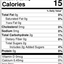 Nutrition facts label for Lorann Natural Vanilla Bean Paste
