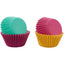 Jewel tone Rainbow mini cupcake papers pack 100