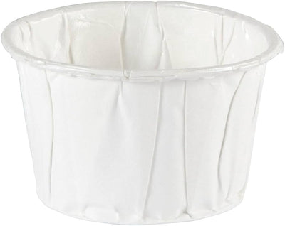 Wilton white pleated nut cups