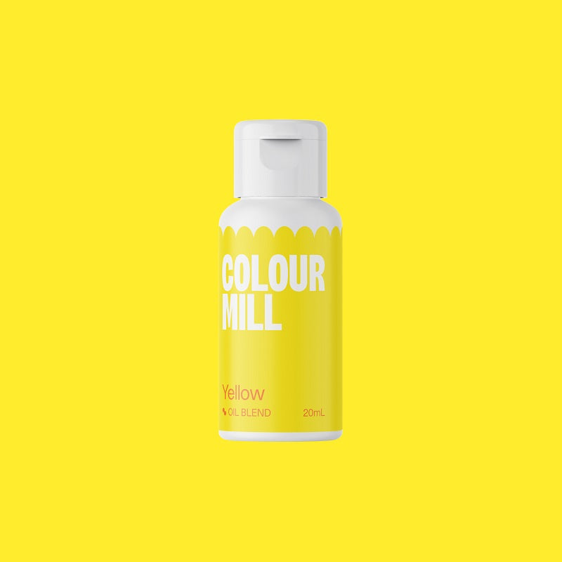 Yellow colour mill bottle