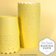 Straight sided cupcake papers baking cups Pastel Yellow