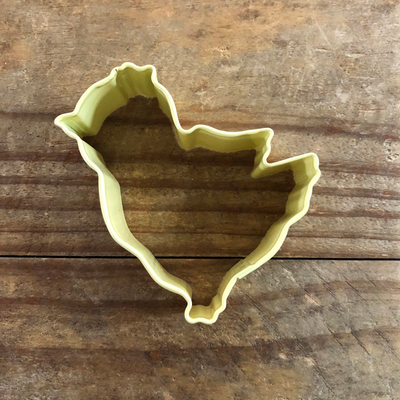 Baby Chick yellow metal cookie cutter