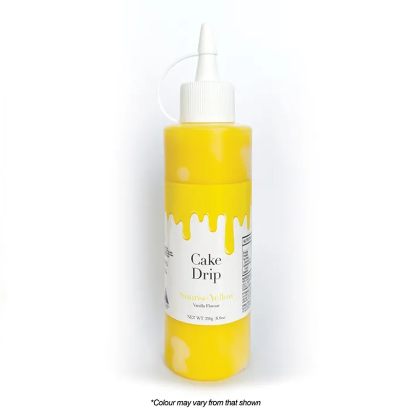 Cake Craft coloured chocolate Cake drip 250g Yellow