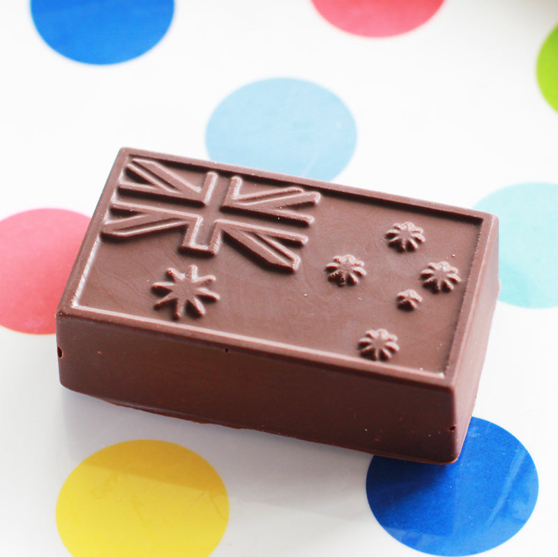 Australian flag chocolate
