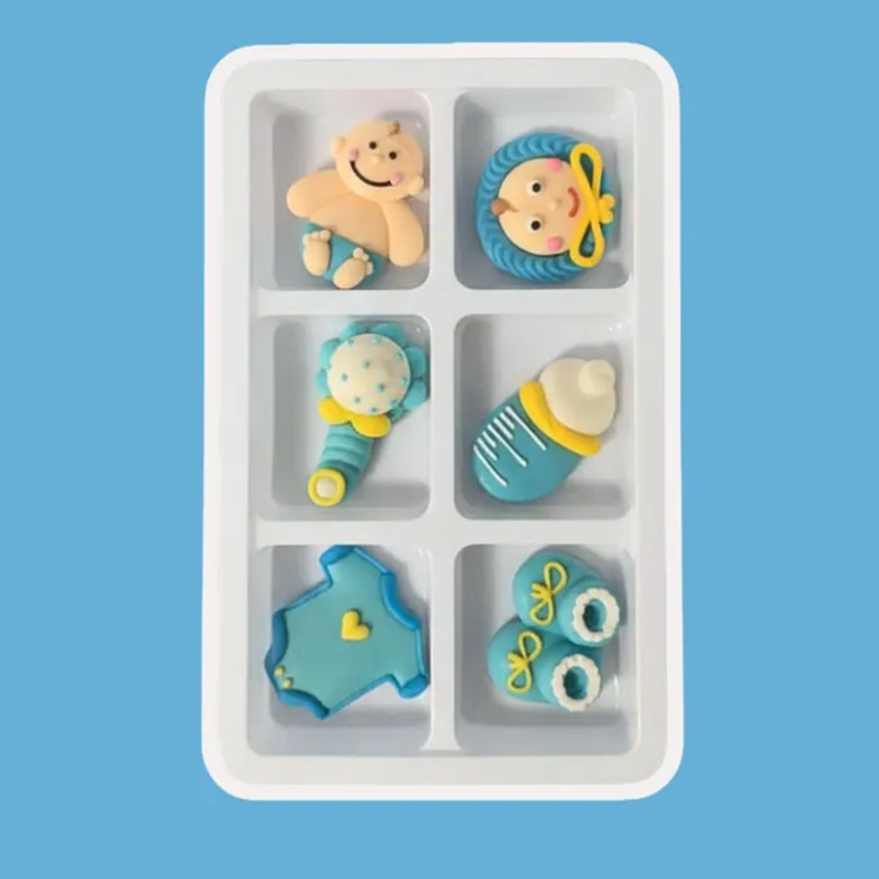 Sugar icing decorations Baby Blue