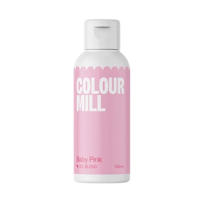 100ml XL bottle Colour Mill Oil Based Food Colouring Baby Pink