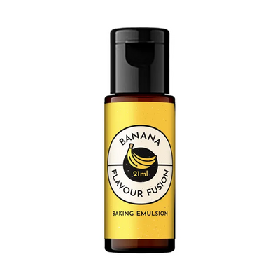 Banana emulsion flavouring in 21ml bottle