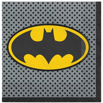 Batman party Lunch napkins Pack of 16