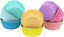 Pastel foil lined multi colours cupcake papers by PME 100 pack