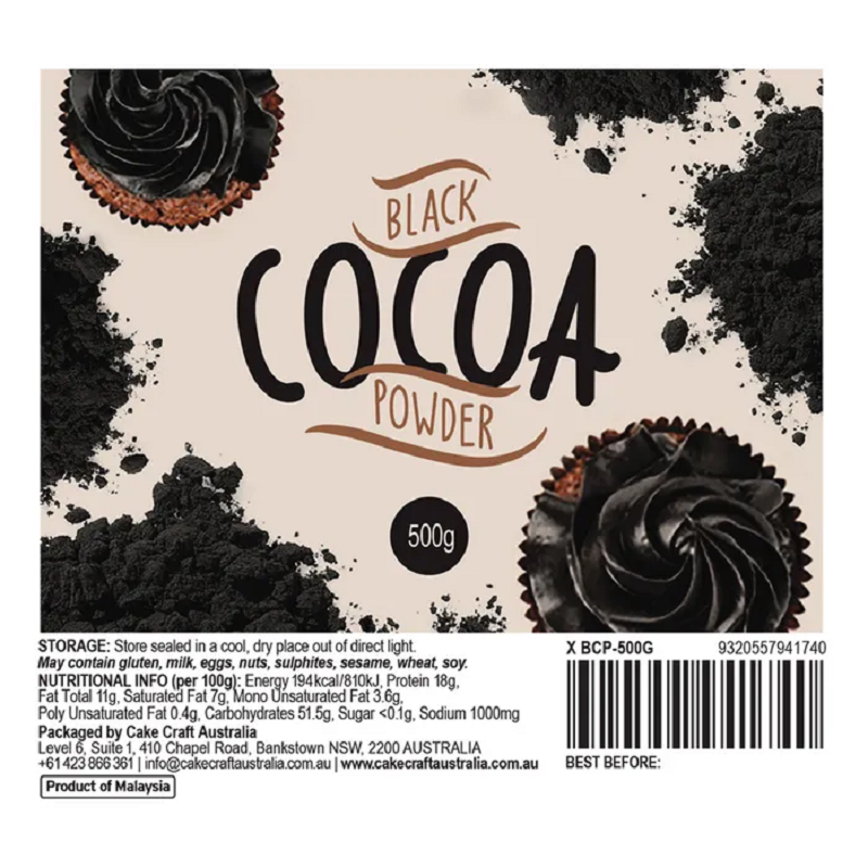 Cake Craft Black Cocoa 500g