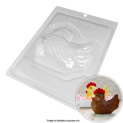 Easter chicken or hen 3d chocolate mould