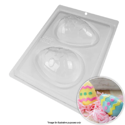 Dots and Waves Easter Egg chocolate mould 100g size