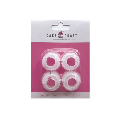 Lovelysp Nozzle Converter Coupler Set - 6 Pieces, Single & Three Hole, For Russian Tips & Cake Decorating