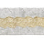 Christmas or celebration cake frill embossed foil Silver with Gold Center
