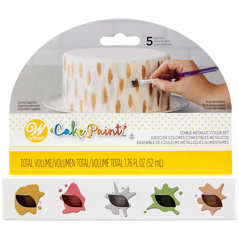 Edible paints set of 5 colours by Wilton