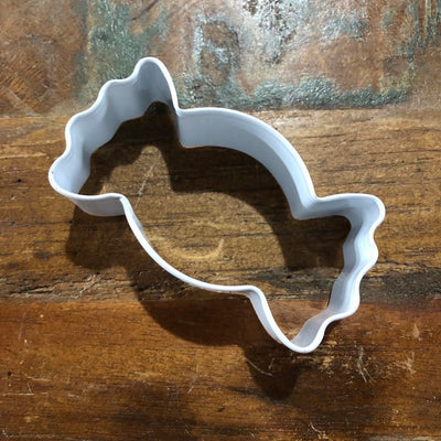 Wrapped sweet lolly or candy cookie cutter