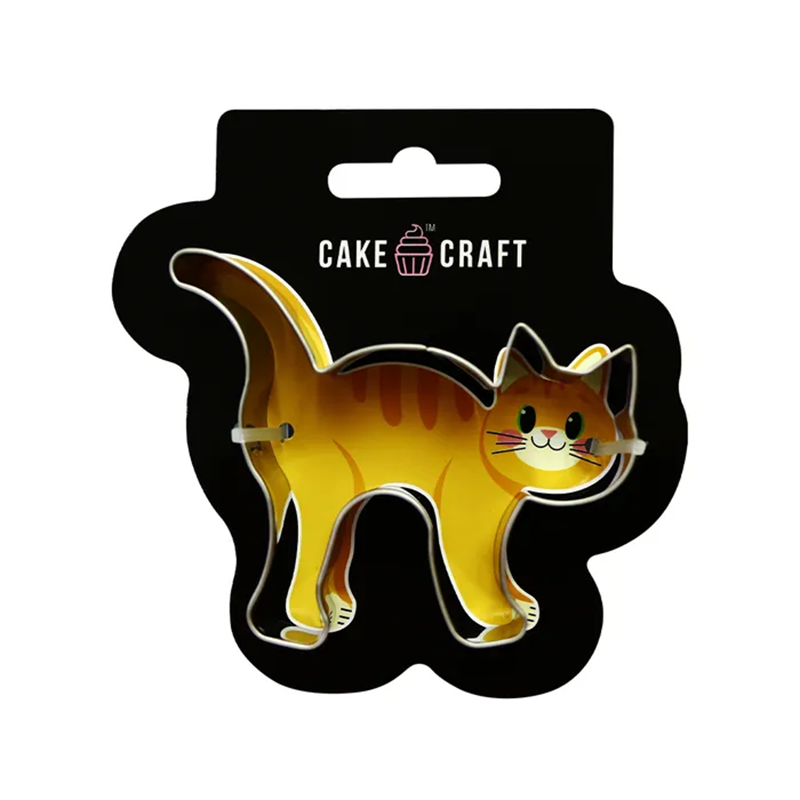 Scaredy cat cookie cutter